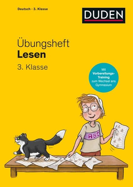 Übungsheft - Lesen 3. Klasse: Mit Stickern und Lernerfolgskarten