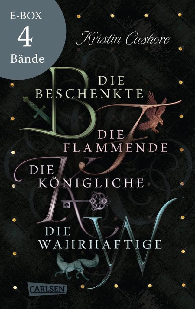 Die Beschenkte & Co.: Band 1-4 im Bundle: Romantische High Fantasy mit drei starken Frauen im Kampf um Wahrheit, Gerechtigkeit und Liebe