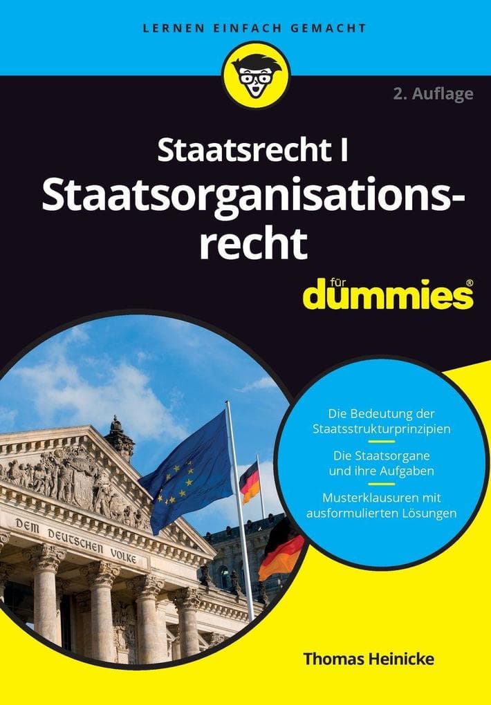 Staatsrecht I Staatsorganisationsrecht für Dummies