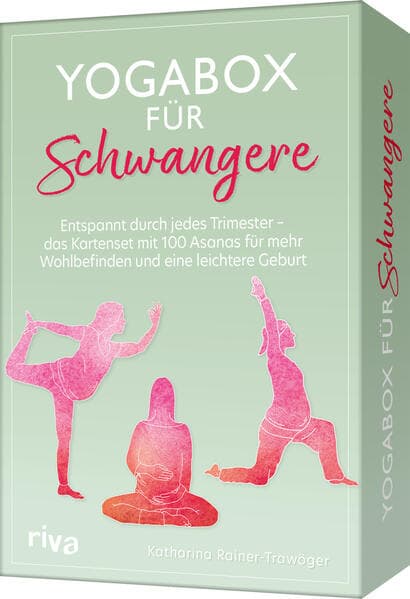 Yogabox für Schwangere: Entspannt durch jedes Trimester - das Kartenset mit 100 Asanas für mehr Wohlbefinden und eine leichtere Geburt. Begleitbuch mit Sequenzen gegen die häufigsten Beschwerden