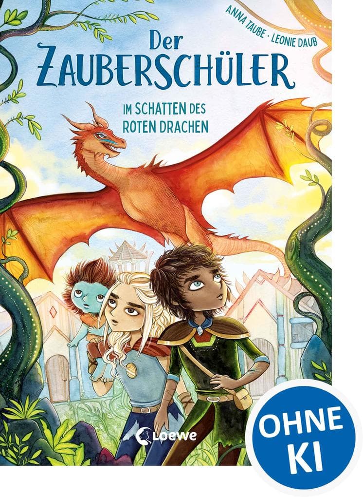 Der Zauberschüler (Band 3) - Im Schatten des roten Drachen: Coole Fantasy-Abenteuer für Erstleser ab 7 Jahren