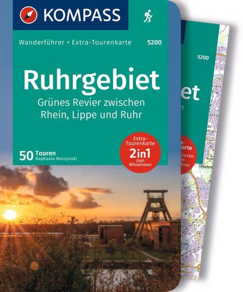 KOMPASS Wanderführer Ruhrgebiet, 50 Touren mit Extra-Tourenkarte: GPS-Daten zum Download