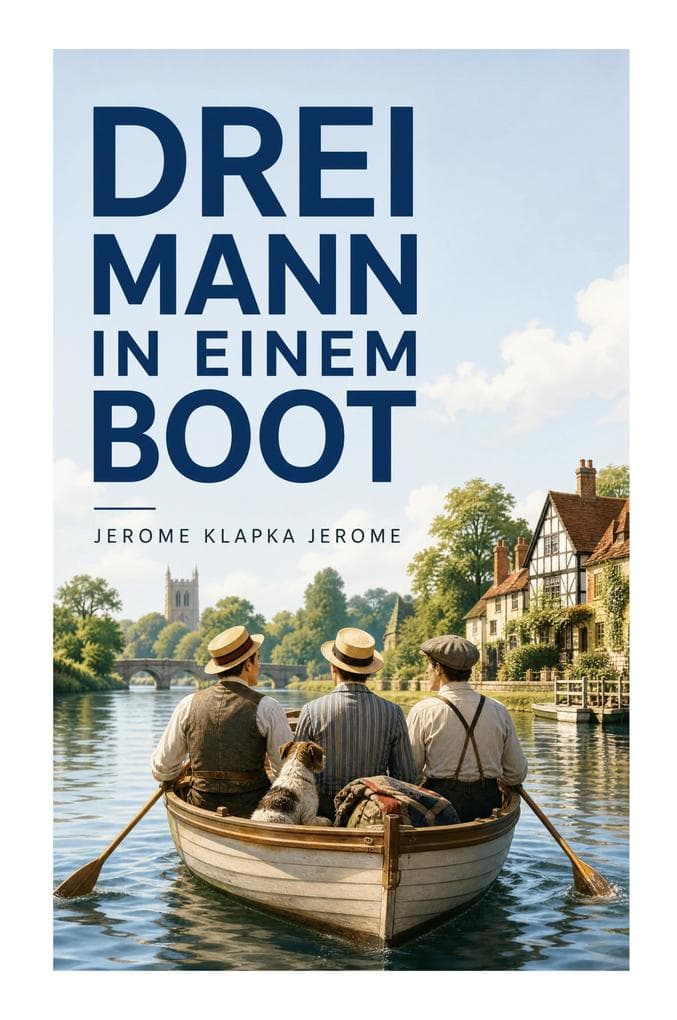 Drei Mann in einem Boot: Eine satirische Themsefahrt voller Reisehumor, Hypochondrie und Campingpannen im viktorianischen England