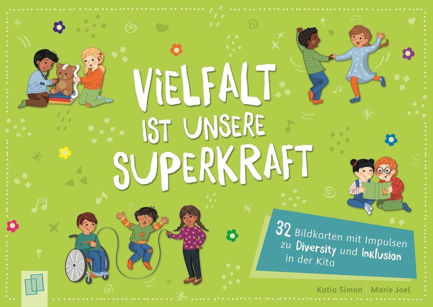 Vielfalt ist unsere Superkraft: 32 Bildkarten mit Impulsen zu Diversity und Inklusion in der Kita