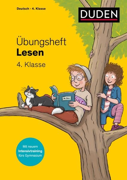Übungsheft - Lesen 4. Klasse: Mit Stickern und Lernerfolgskarten
