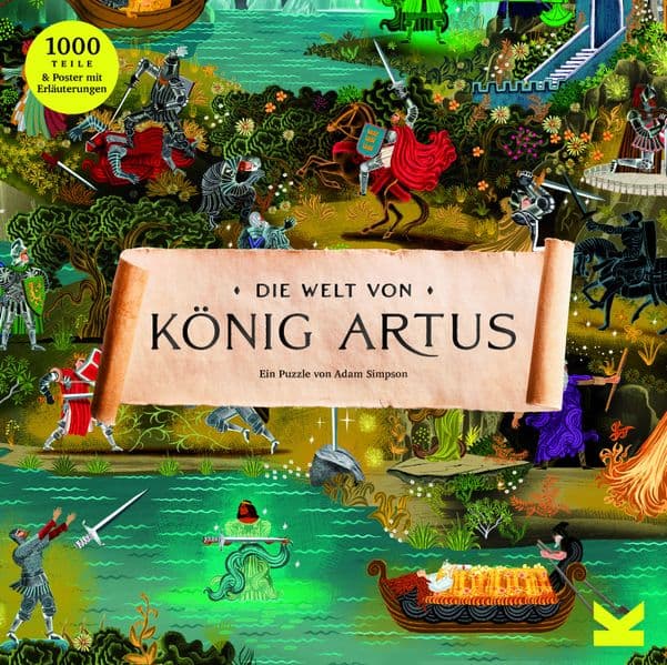 Die Welt von König Artus - Puzzle 1000 Teile: Ein 1000-Teile-Puzzle