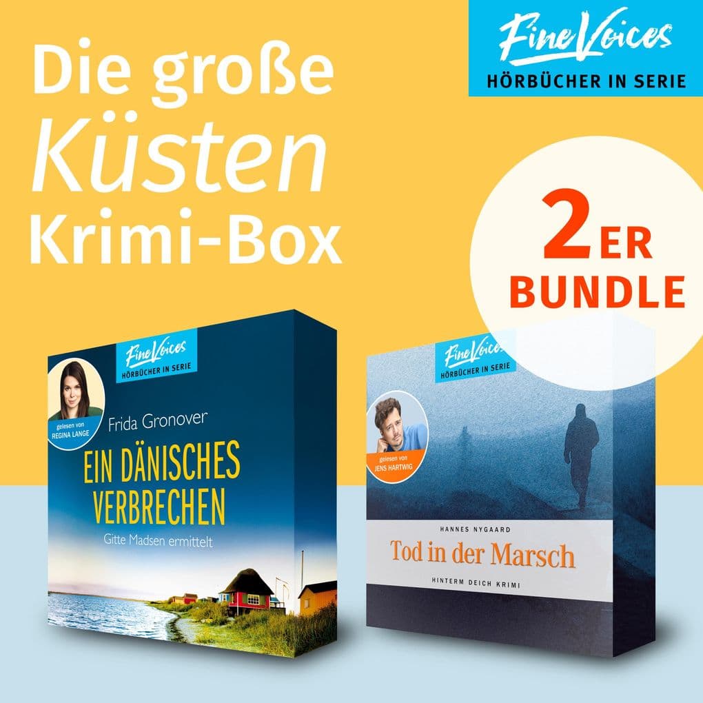 Die große Küsten Krimi-Box: Ein dänisches Verbrechen: Gitte Madsen ermittelt + Tod in der Marsch: Hinterm Deich Krimi