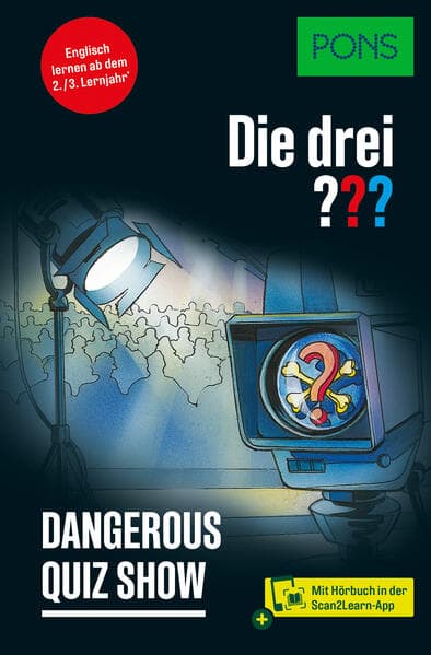PONS Die Drei ??? Dangerous Quiz Show: Englisch lernen mit Justus, Peter und Bob
