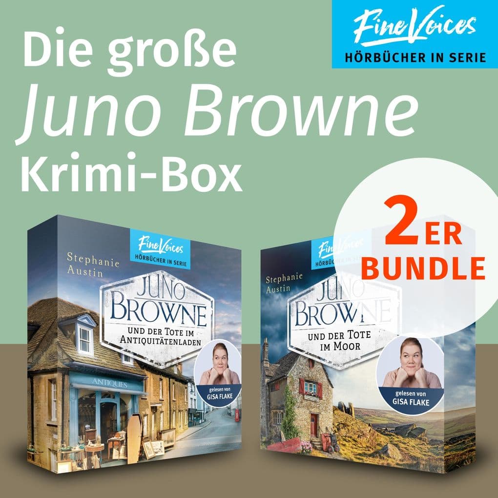 Die große Juno Browne Krimi-Box: Juno Browne und der Tote im Antiquitätenladen + Juno Browne und der Tote im Moor