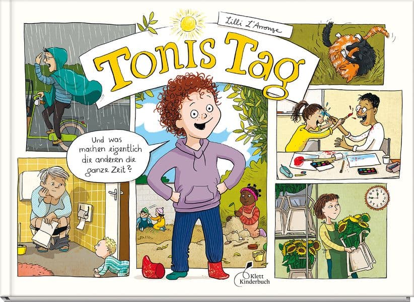 Tonis Tag | Und was machen eigentlich die anderen die ganze Zeit?: Familienalltag von früh bis spät: Ein lebendiges Bilderbuch über die Tageszeiten | ab 5 Jahren