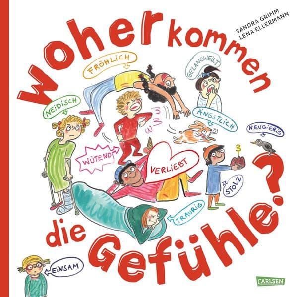 Woher kommen die Gefühle?: Ein Sach-Bilderbuch für Kinder ab 4 Jahren über Glück, Trauer, Mut und andere Emotionen - stärkt das Selbstwertgefühl und fördert Empathie