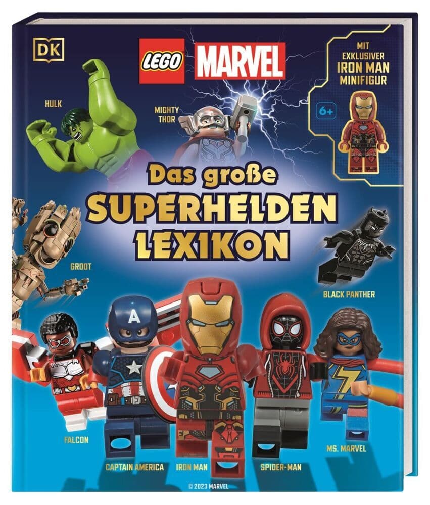 LEGO® Marvel Das große Superhelden Lexikon: Mit exklusiver Iron Man Minifigur. Das erste offizielle LEGO® MARVEL Lexikon für Fans. Für Kinder ab 6 Jahren