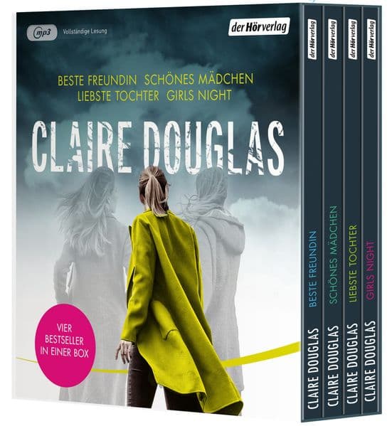 Beste Freundin - Schönes Mädchen - Liebste Tochter - Girls Night: Vier Bestseller von Claire Douglas in einer Box