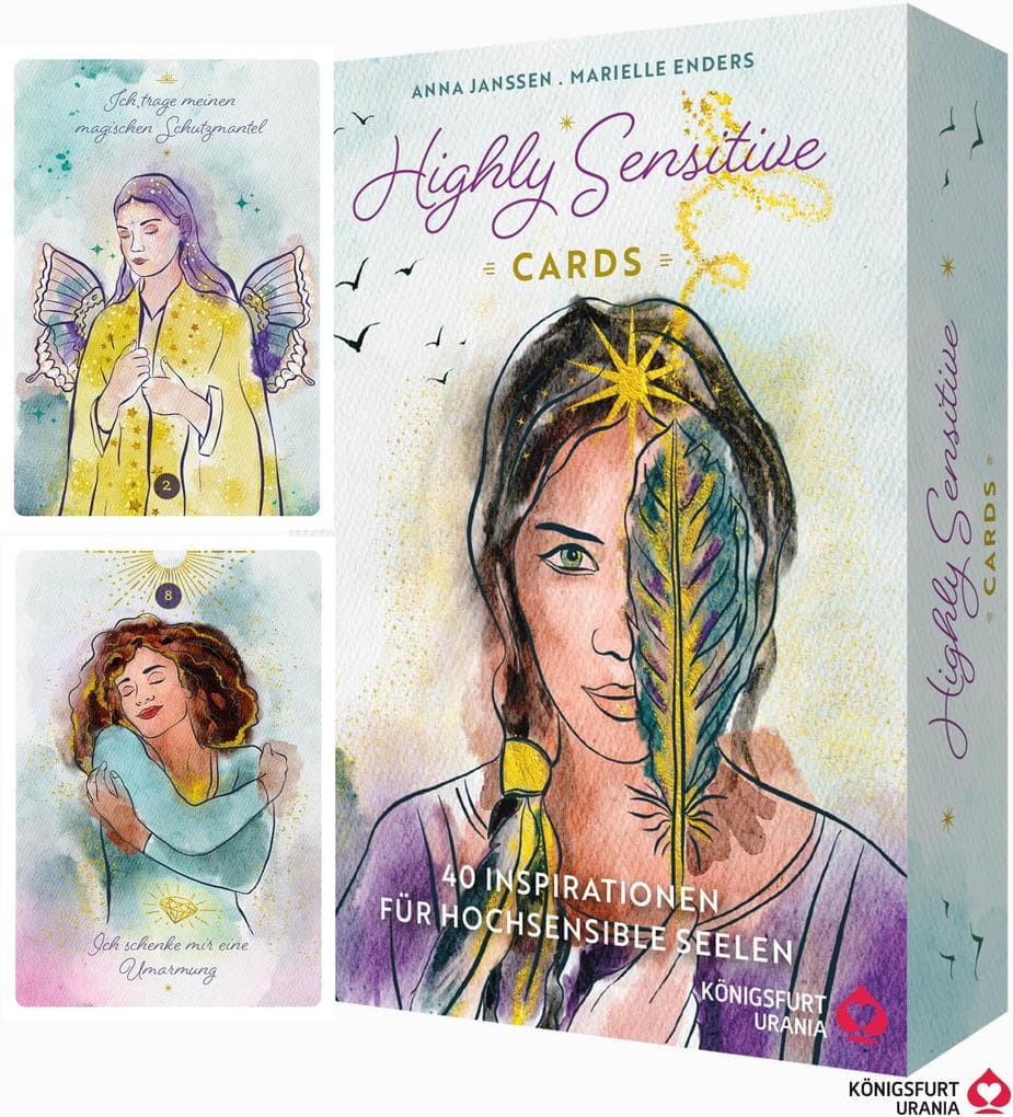 Highly Sensitive Cards - 40 Inspirationen für hochsensible Seelen: 40 Orakelkarten und 160-seitiges Booklet