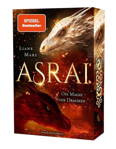 Asrai - Die Magie der Drachen: Epische Enemies to Lovers Romantasy | Softcover mit Farbschnitt-Garantie