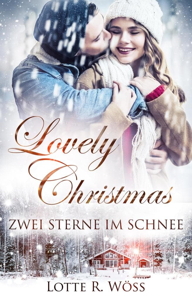 Zwei Sterne im Schnee: Lovely Christmas