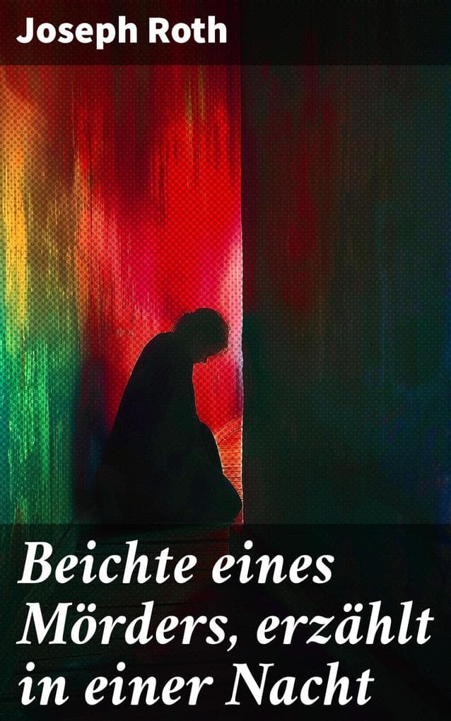 Beichte eines Mörders, erzählt in einer Nacht: Eine Nacht der Beichte und der tiefen Melancholie: Joseph Roths psychologischer Gesellschaftsroman über die Verzweiflung eines Mörders