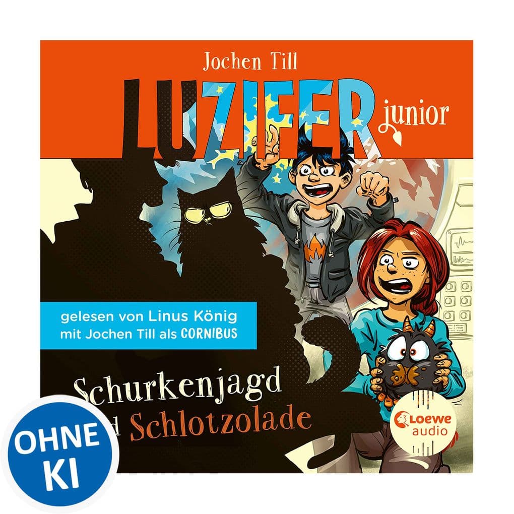 Luzifer Junior (Band 14) - Schurkenjagd und Schlotzolade: Erlebe, wie sich der Sohn des Teufels in der Schule schlägt! Höllisch lustiges Hörbuch für Kinder ab 10 Jahren