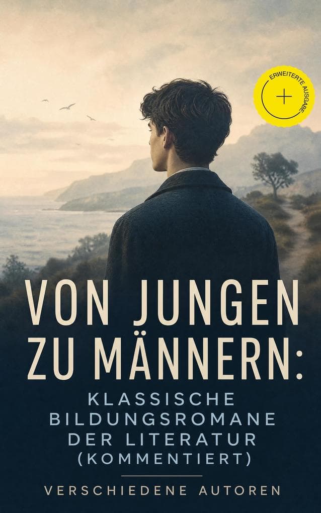 Von Jungen zu Männern: Klassische Bildungsromane der Literatur (Kommentiert): Erweiterte Ausgabe. Der Grüne Heinrich, Tom Jones, Die Verwirrungen des Zöglings Törleß, Martin Eden, Rot und Schwarz, Kandid, Der Graf von Monte Christo