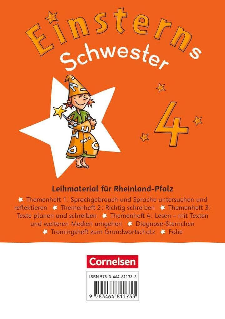 Einsterns Schwester 4. Schuljahr. Themenhefte 1-4, Training Grundwortschatz und Diagnoseheft - Leihmaterial - Im Schuber (Rheinland-Pfalz): Mit digitalen Medien