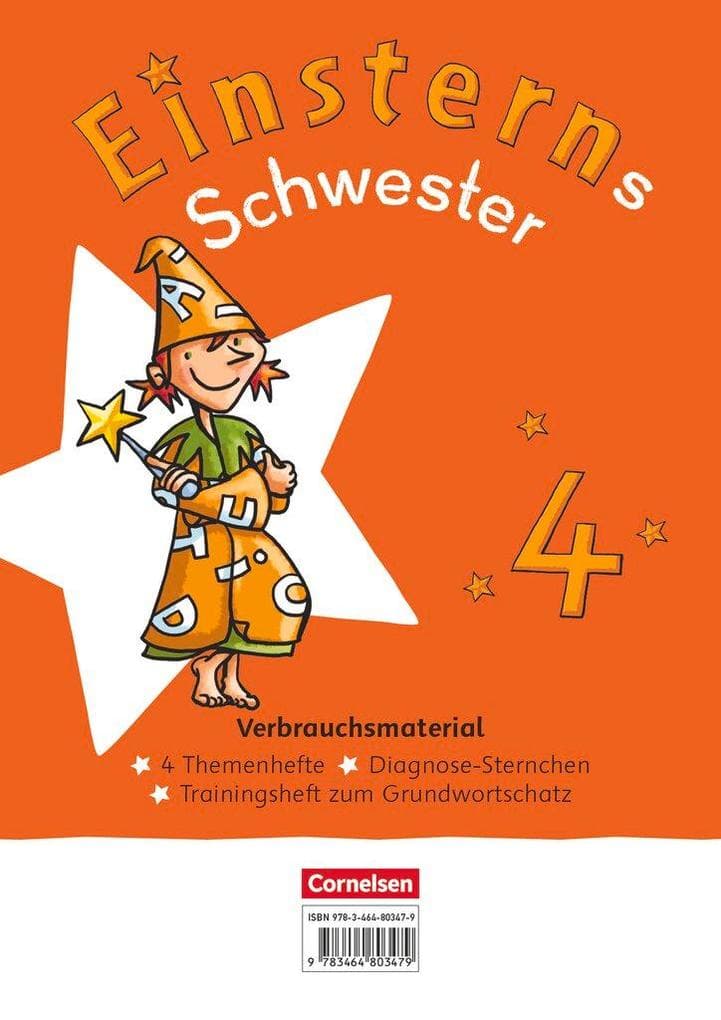 Einsterns Schwester 4. Schuljahr. Themenhefte 1-4, Training Grundwortschatz und Diagnoseheft - Verbrauchsmaterial - Im Paket, mit digitalen Medien: Themenhefte 1-4, Training Grundwortschatz und Diagnoseheft - Verbrauchsmaterial - Im Paket, mit digitalen Medien