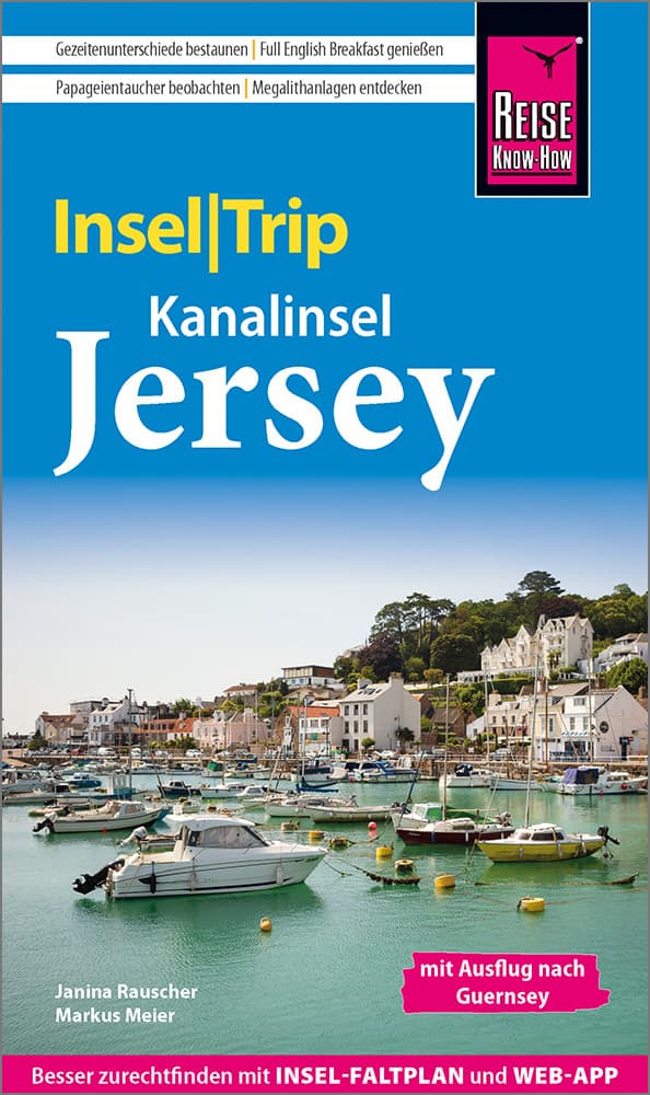 Reise Know-How InselTrip Jersey: Reiseführer mit Insel-Faltplan und kostenloser Web-App