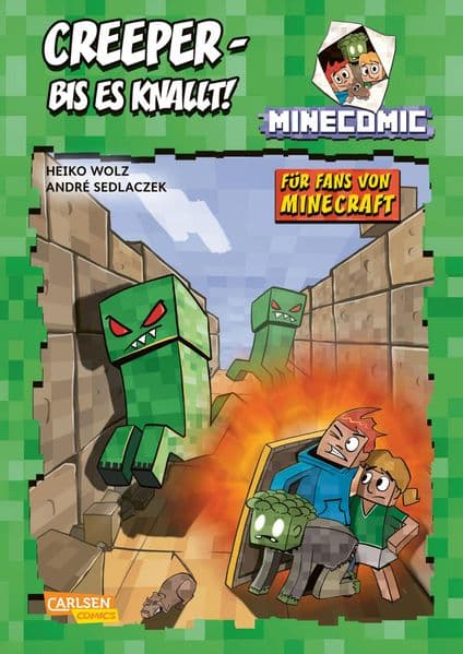Creeper - bis es knallt! Für Fans von Minecraft: MINECOMIC 1 | Minecraft-Comic für Leseanfänger*innen ab 8 Jahren