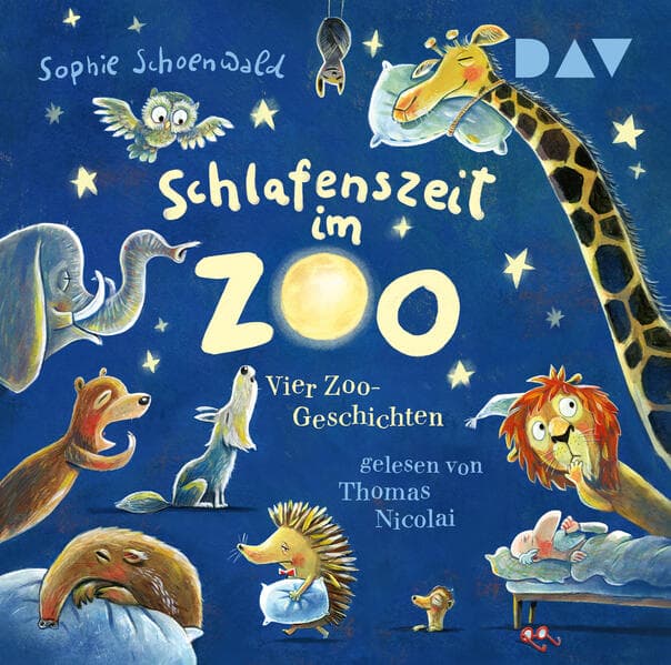 Schlafenszeit im Zoo. Vier Zoo-Geschichten: Ungekürzte szenische Lesungen mit Musik mit Thomas Nicolai