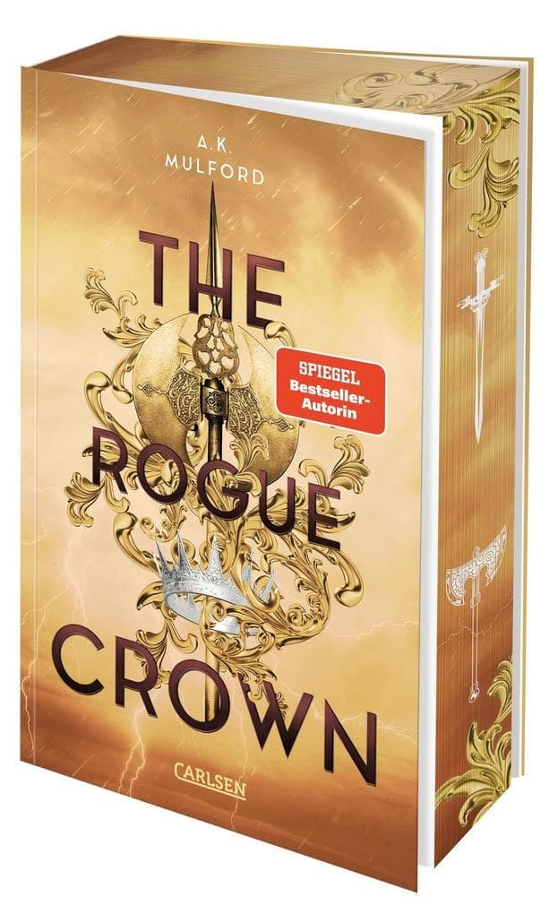 The Five Crowns of Okrith 3: The Rogue Crown: Actiongeladene Romantasy über eine junge Fae-Kriegerin, die ihre schöne Prinzessin beschützen muss. I Dreiseitiger Motiv-Farbschnitt, nur solange der Vorrat reicht