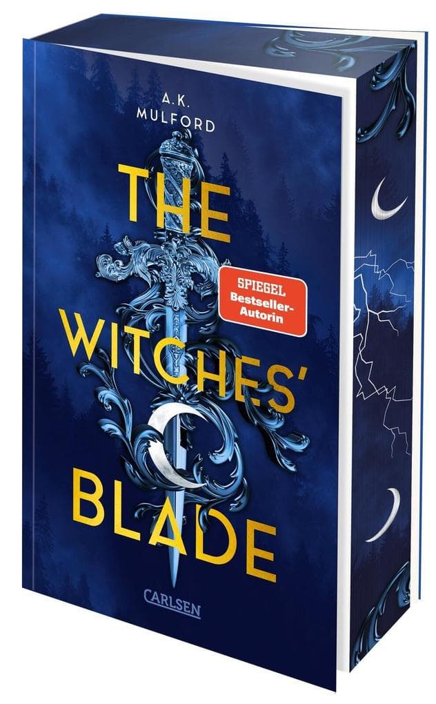 The Five Crowns of Okrith 2: The Witches' Blade: Spannungsreiche Forced Proximity Romantasy über eine Fae-Prinzessin, die sich zu einem Bündnis mit ihrem Feind gezwungen sieht I Dreiseitiger Motiv-Farbschnitt, nur solange der Vorrat reicht
