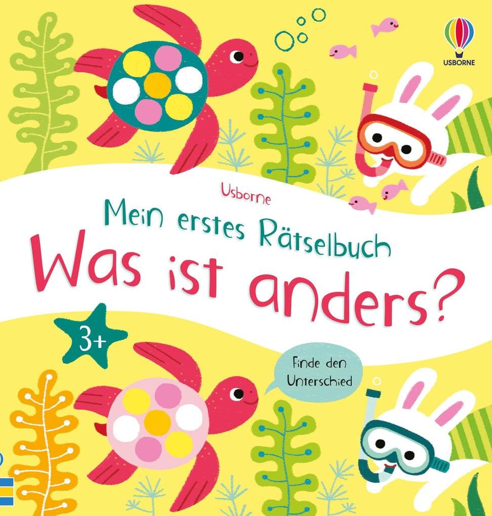 Mein erstes Rätselbuch: Was ist anders?: Mitmachbuch mit altersgerechten, vielfältigen Finde-den-Unterschied-Suchbildern - ab 3 Jahren