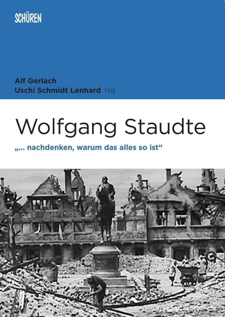 Wolfgang Staudte: "nachdenken, warum das alles so ist"