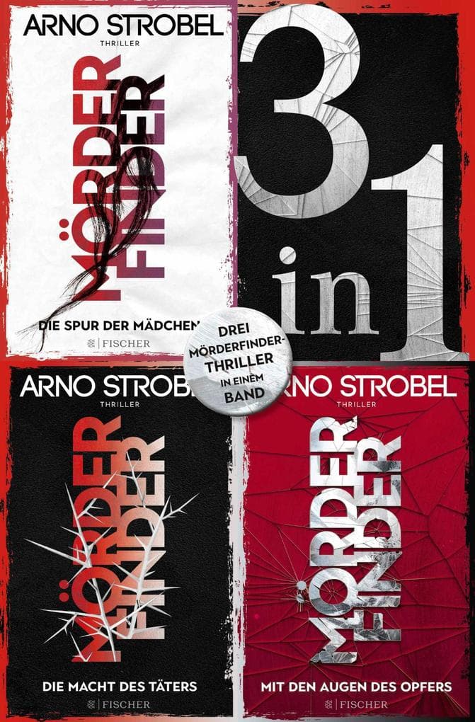 Die Spur der Mädchen / Die Macht des Täters / Mit den Augen des Opfers - Drei 'Mörderfinder'-Thriller in einem Band