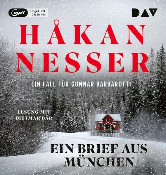 Ein Brief aus München. Ein Fall für Gunnar Barbarotti: Ungekürzte Lesung mit Dietmar Bär