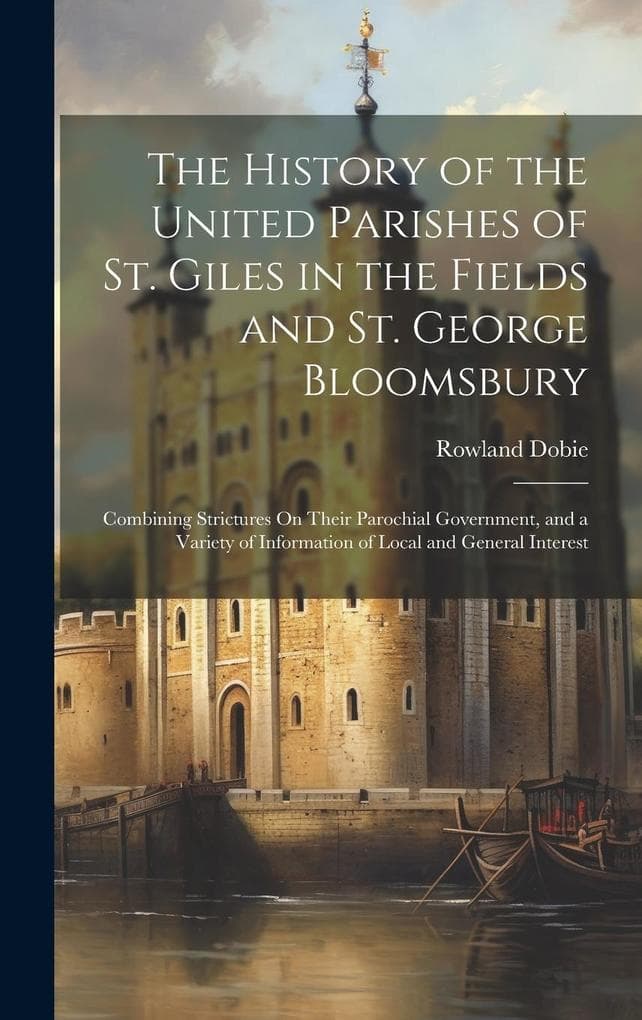 The History of the United Parishes of St. Giles in the Fields and St. George Bloomsbury: Combining Strictures On Their Parochial Government, and a Variety of Information of Local and General Interest