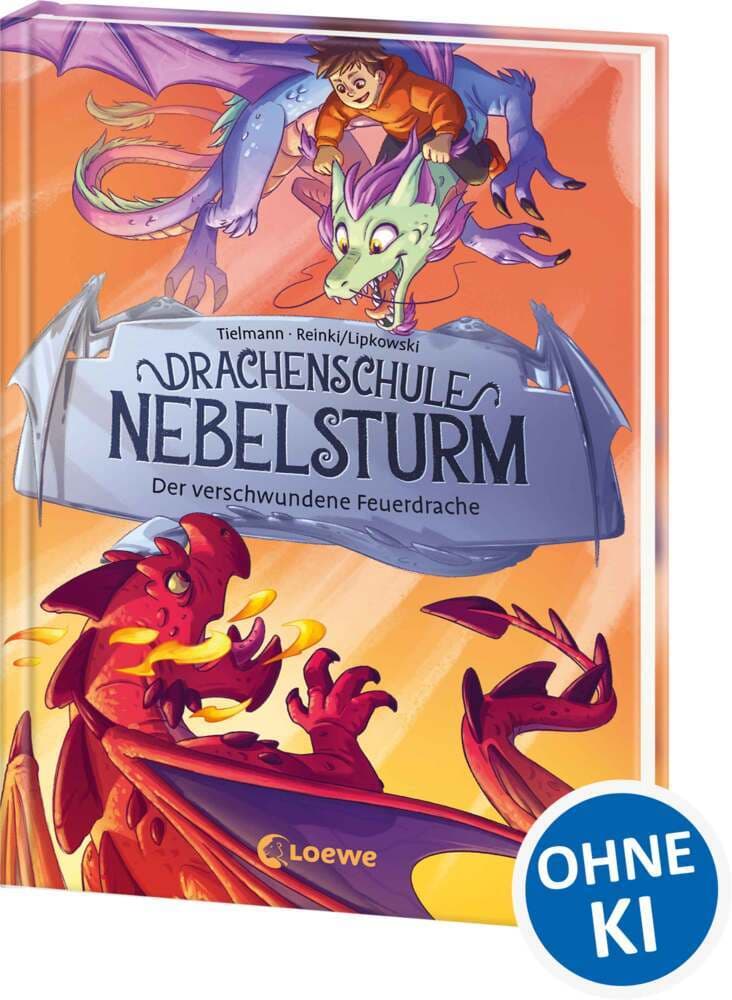 Drachenschule Nebelsturm (Band 2) - Der verschwundene Feuerdrache: Milan und seinen Freunden steht ein großes Drachenturnier bevor - Episches Kinderbuch zum Vorlesen und ersten Selberlesen ab 7 Jahren