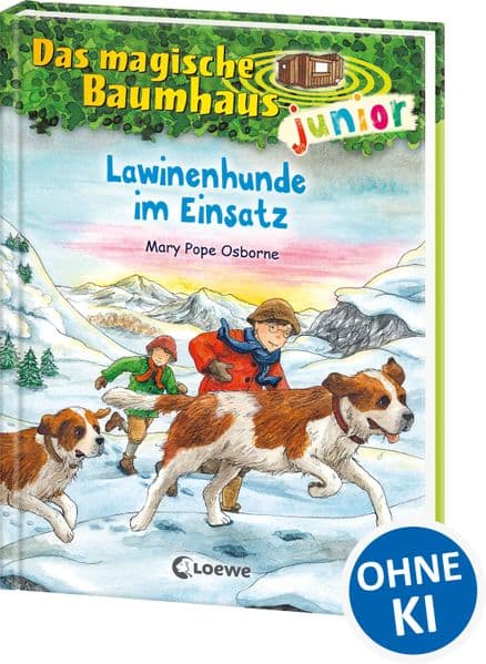 Das magische Baumhaus junior (Band 40) - Lawinenhunde im Einsatz: Der Kinderbuchklassiker zum Vorlesen und ersten Selberlesen - Mit farbigen Illustrationen - Für Mädchen und Jungen ab 6 Jahren