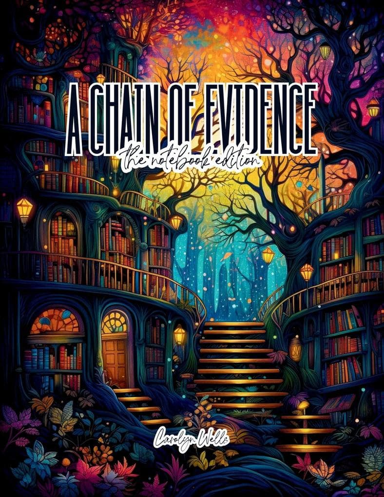 A Chain of Evidence - Lined Journal - 8.5" x 11" - 208 Pages - College Ruled Notebook for Work and School