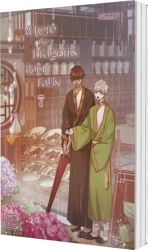 Where the Dragon's Rain Falls 7: Boys-Love-Fantasy-Manhwa über einen versteckten Drachenjungen und seinen Diener am kaiserlichen Hof - limitierte Edition mit Photocard