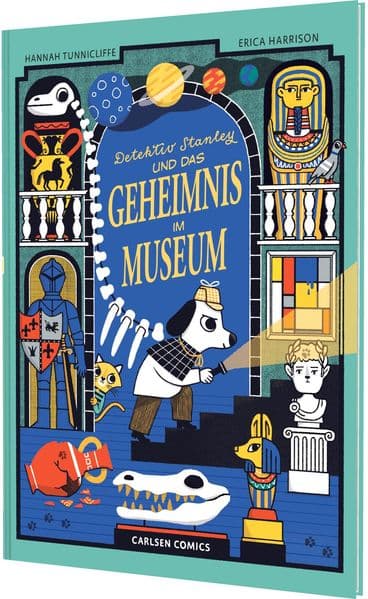 Detektiv Stanley und das Geheimnis im Museum: Lustiger Krimi-Comic für Jungen und Mädchen ab 6 Jahren über eine besondere Spürnase - mit detailreichen Bildern zum Miträtseln