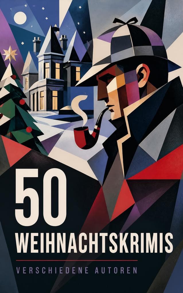 50 Weihnachtskrimis: Viktorianische Weihnachtsrätsel, Gothic-Schauer und Detektivgeschichten voller psychologischer Spannung