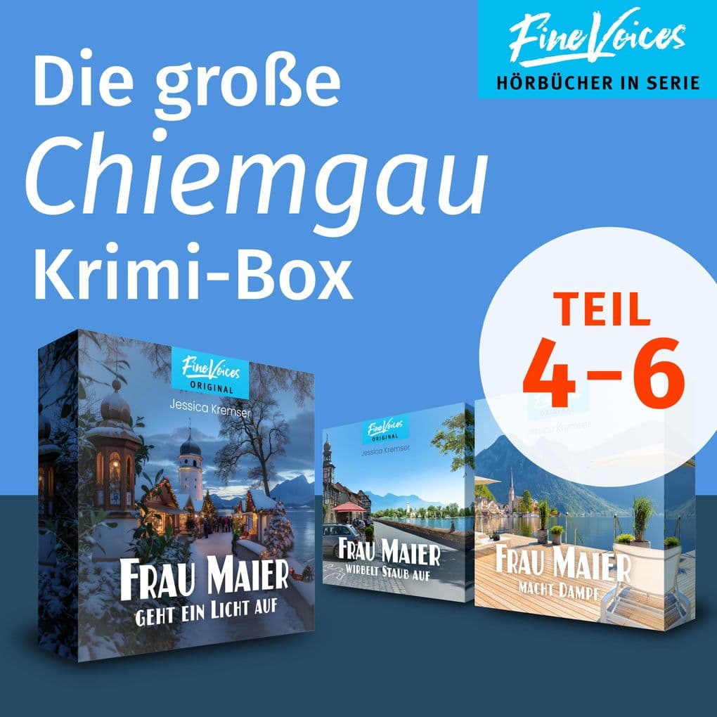 Die große Chiemgau Krimi-Box: Teil 4-6: Frau Maier wirbelt Staub auf + Frau Maier macht Dampf + Frau Maier geht ein Licht auf