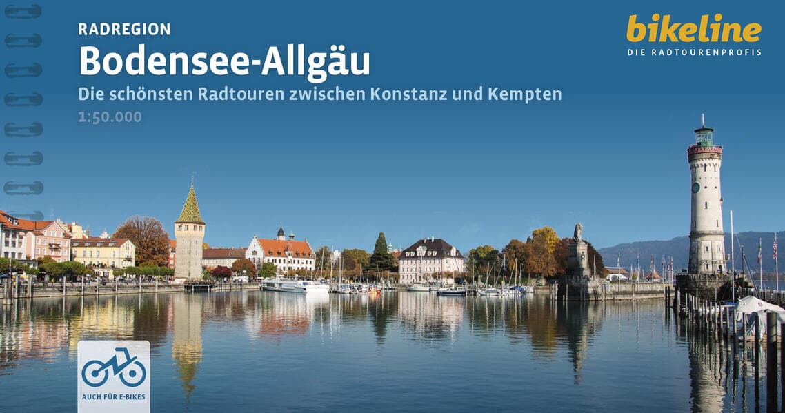 Bodensee-Allgäu: Die schönsten Radtouren zwischen Konstanz und Kempten 1:50.000, 865 km, GPS-Tracks Download, LiveUpdate, Übernachtungsverzeichnis