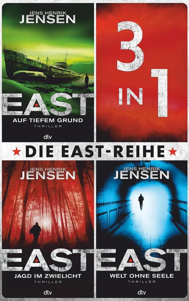 Die EAST-Reihe: Alle 3 Bände in einem E-Book | Endlich auf Deutsch: Jens Henrik Jensens Reihe um den CIA-Agenten Jan Jordi Kazanski