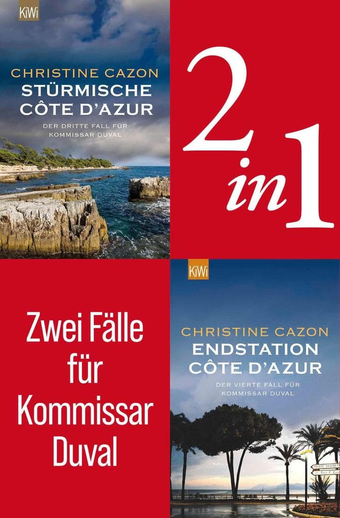 Kommissar Duval ermittelt Band 3+4 (2in1-Bundle): Stürmische Côte d'Azur - Endstation Côte d'Azur