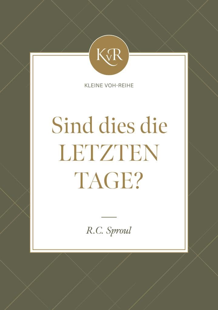 Sind dies die letzten Tage?: Kleine Voh-Reihe