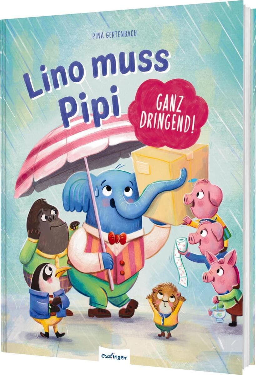 Lino muss Pipi (ganz dringend!): Ein humorvolles Bilderbuch für Kinder ab 3 Jahren