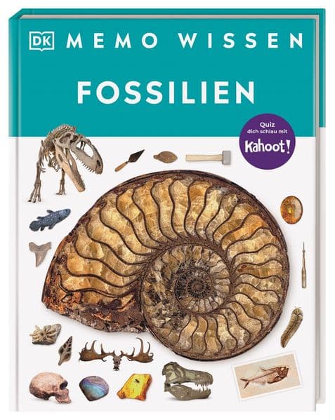memo Wissen. Fossilien: Spuren der Urzeit: Kompetentes Sachwissen und kahoot-Quizfragen. Für Kinder ab 8 Jahren
