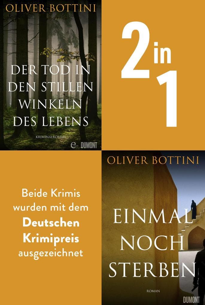 Der Tod in den stillen Winkeln des Lebens &Einmal noch sterben: Zwei Kriminalromane in einem Band