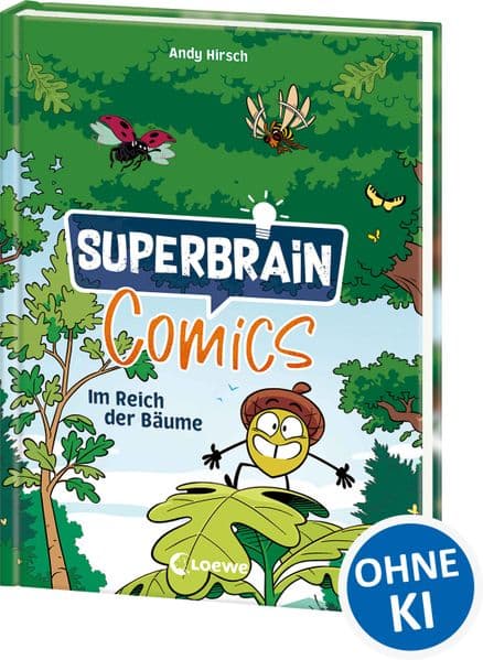 Superbrain-Comics - Im Reich der Bäume: Eine abenteuerliche Reise durch den Wald: Erfahre alles über Bäume, von der Wurzel bis zur Krone! - Für Kinder ab 9 Jahren - Die coolsten Sachbücher der Welt